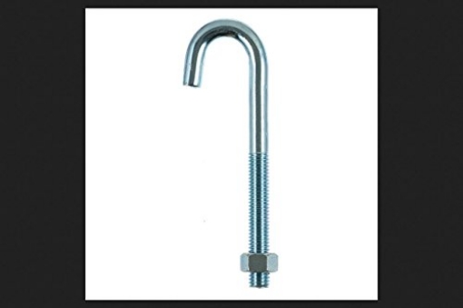 Picture of ACE TRADING - BH 10 02-3459-873 Hampton Small Zinc-Plated Silver Zinc 1.5625 in. L J-Bolt 325 lb. 1 pk (PK-10-EA)