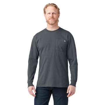 Picture of WILLIAM H. HARVEY COMPANY WL450CH2X Dickies Men's Long Sleeve Heavyweight Crew Neck, Charcoal, XX-Large (EA)