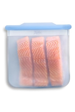 Picture of Ziploc 000922 Ziploc Endurables Large Pouch, 8 Cups, Reusable Silicone Bags and Food Storage Meal Prep Containers for Freezer, Oven, and Microwave, Dishwasher Safe (EA)