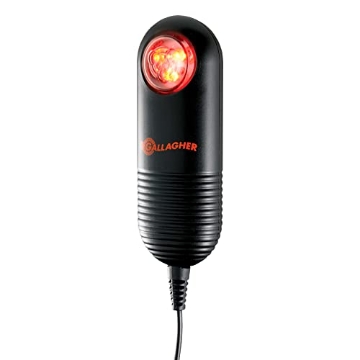 Picture of GALLAGHER G51100 Gallagher Live Fence Indicator | Detects Electric Fence Energizer Pulse | Visible LED Light Indicator Alert Device That Clips to Wire or Tape Fences | Low Voltage Cut Off | UV and Water Resistant (EA)
