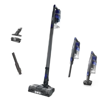 Picture of Shark Industries Ltd IX141 Shark | Pet Cordless Vacuum Cleaner | LED Headlights | Removable Handheld Vacuum for Pet Hair | Crevice Tool & Pet Multi-Tool Included | 40min Runtime | For Carpet & Hard Floors | Grey | IX141 (EA)