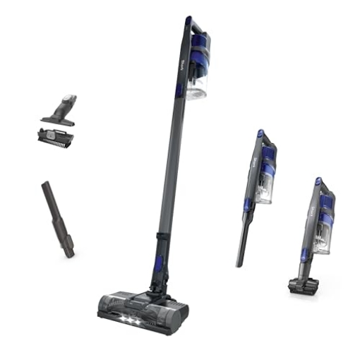 Picture of Shark Industries Ltd IX141 Shark | Pet Cordless Vacuum Cleaner | LED Headlights | Removable Handheld Vacuum for Pet Hair | Crevice Tool & Pet Multi-Tool Included | 40min Runtime | For Carpet & Hard Floors | Grey | IX141 (EA)