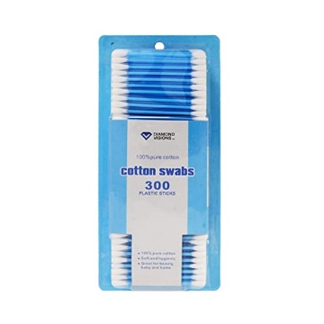 Picture of DIAMOND VISIONS 01-1009 Diamond Visions Health and Beauty Swabs Cotton 300 pk (PK-48-EA)