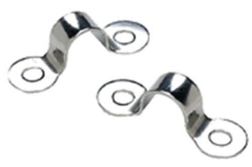 Picture of ATTWOOD MARI 28801 Seachoice Stainless Steel 1-5/8 in. L x 3/8 in. W Eye Straps 2 pk (EA)