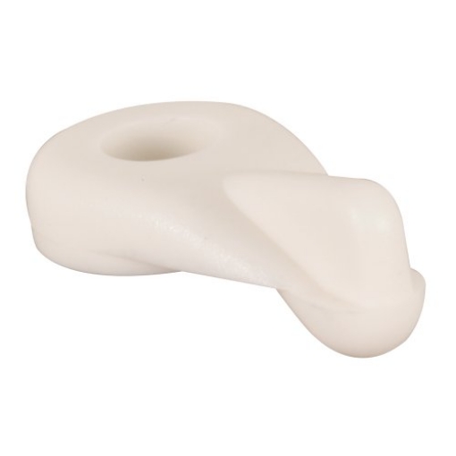 Picture of Prime T 8732 Prime-Line T 8732 White Flush Storm Door Clip with Screws (8 Pack) (EA)