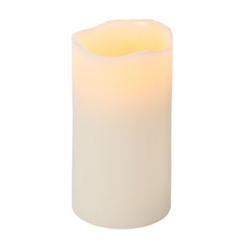 Picture of EVERLASTING GLOW 33076 Everlasting Glow LED Wax Candle with Timer, Bisque Color, Vanilla Scent, 3" x 6" (EA)