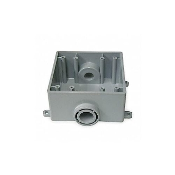 Picture of Thomas Scientific 5133371U Cantex Weatherproof Box,2Gang,PVC,36 cu. in (EA)