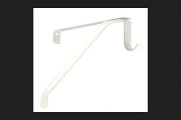 Picture of Knape & Vogt RP-0043-WT Knape & Vogt John Sterling White Steel Shelf/Rod Bracket 10 in. L 250 lb. (PK-20-EA)