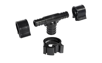 Picture of FLAIR-IT 30823 PEXLOCK 30823 Reducing Tee, 1/2" x 1/2" x 3/4", Black (EA)