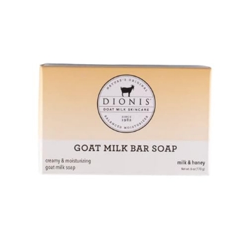 Picture of Creative Nail Design C33460-6 Dionis Goatmilk Milk and Honey Scented Hand and Body Soap Bar, Hydrating Moisturizing Wash for Sensitive Skin, Gentle Lasting Hydration, Cruelty Free, Non Greasy, Paraben Free, Made in The USA, 6 oz (EA)