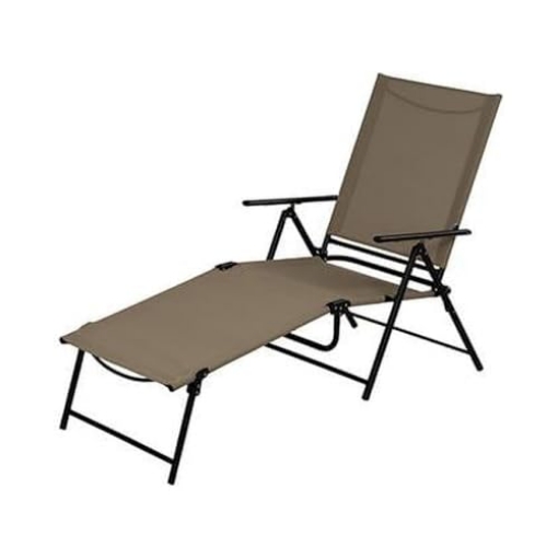 Picture of Living Accents FTS1126T Living Accents 8029462 Black Steel Frame Sling Lounge Chair (EA)
