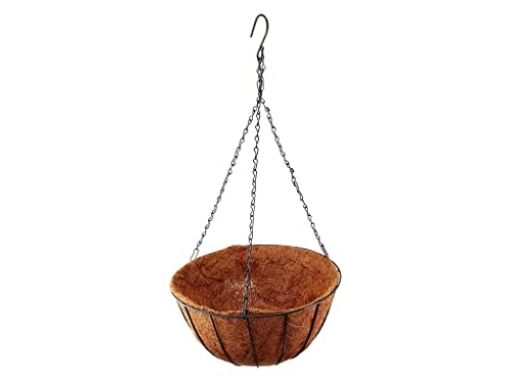 Picture of PANACEA PRODUCTS 88500 Panacea Hanging Basket with Liner 12" Round Steel Green (EA)