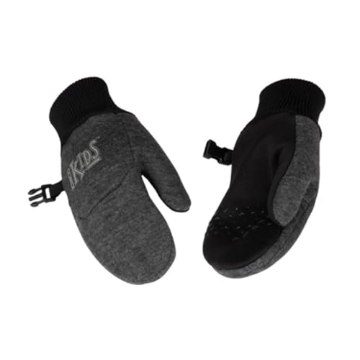 Picture of KINCO LLC 2960T-KS Kinco Kids' Outdoor Winter Mittens, Black/Gray, Size S, 1 Pair (EA)