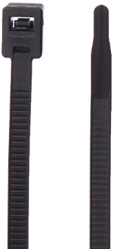 Picture of GARDNER BENDER 46-308UVBSC Gardner Bender 46-308UVBSC Nylon Self-Cutting Cable Tie, 8 inch, 50 lb. Tensile, Twist-Off Tail, Zip Tie, 50 Pk., UV Resistant Black (EA)