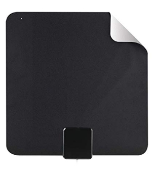 Picture of RCA ANT1080E RCA Thin Indoor HDTV Antenna - Thin Film Reversible Antenna with HDTV Multi Directional VHF & UHF Reception. 35 Mile Range. Supports 4K/8K 1080p TVs (EA)