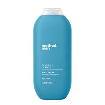 Picture of Method Products, Inc 10788 Method Men Body Wash, Glacier + Granite, Paraben and Phthalate Free, 18 fl oz (Pack of 1) (PK-6-EA)