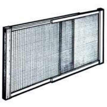 Picture of FROST CUTLERY CO AWS1833 Thermwell Frost King 19 to 33 in. W Steel Adjustable Window Screen (PK-12-EA)