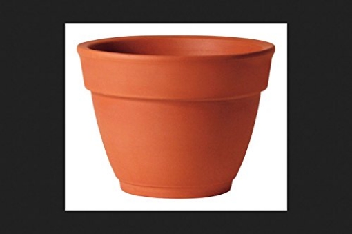 Picture of Marshall Electronics, Inc 2Q210PZ Deroma 6.3 in. H x 8.3 in. Dia. Terracotta Clay Traditional Planter (PK-12-EA)