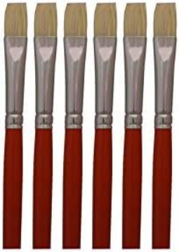 Picture of WOOSTER F1622-4 Wooster Oil Brights 0 in. W Flat Artist Paint Brush6 (PK-6-EA)
