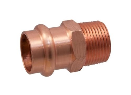 Picture of NIBCO INC 9030951PCCP NIBCO 4010580 0.75 Press x 0.75 in. MIP Copper Adapter (EA)