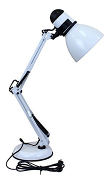 Picture of Unknown 02031 Sparco Clamp Mount Swing Arm Desk Lamps - 60W Bulb - Desk Mountable - White (EA)