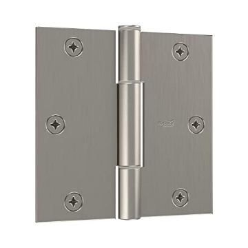 Picture of National/Spectrum Brands N830-448 National Hardware Squeak Guard Hinges Square Corner 3-Pack in Satin Nickel (EA)