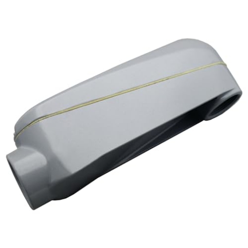 Picture of SIGMA ENGINEERED SOLUTIONS 02-51128 Sigma Electric, Gray, Size Sigma Engineered Solutions 02-51128 ProConnex 02-51128M Rigid Mogul Body 1-1/4-Inch Conduit Fitting, 1-Pack (EA)