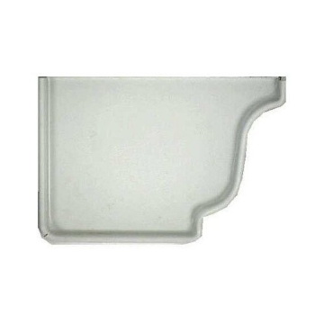 Picture of AMERIMAX 27205 Amerimax 5 in. H x 5 in. W x 5 in. L White Aluminum K Left End Cap (PK-15-EA)