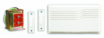 Picture of Heath Zenith 18000074 Globe Electric SL-27102-02 Doorbell Contractor Kit, No Size, White (EA)
