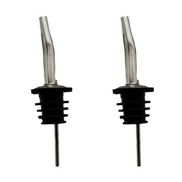 Picture of BARY3 BAR-0141 BAR BEER WINE SPIRITS 3 barY3 Stainless Steel Liquor POURERS Set of 2 (EA)