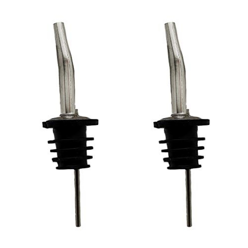 Picture of BARY3 BAR-0141 BAR BEER WINE SPIRITS 3 barY3 Stainless Steel Liquor POURERS Set of 2 (EA)