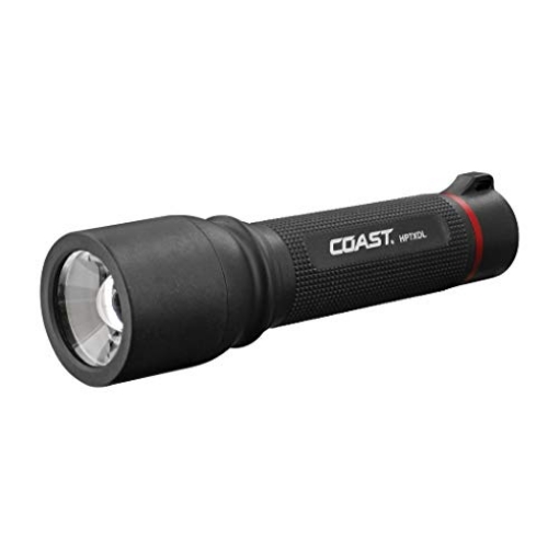 Picture of Coast Cutlery Co 30112 Coast HP7XDL 240 Lumen Long Range Focusing LED Flashlight Batteries Included Black (EA)