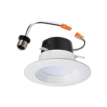 Picture of HALO LT460WH6930R-CA HALO 4-inch Recessed LED Can Light – Retrofit Ceiling & Shower Downlight – 3000K - Baffle White Trim - 1 Pack (EA)