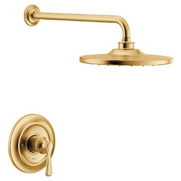 Picture of Moen UTS344302EPBG Moen UTS344302EPBG Colinet M-CORE 3-Series 1-Handle Eco-Performance Shower Trim Kit, Valve Required, Brushed Gold (EA)