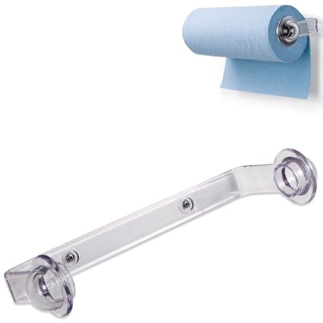 Picture of Ashley Chloe Inc 40250 Spectrum Paper Towel Holder for Under Cabinet - Hanging Wall Mount Paper Towel Holder for Kitchen - Easy-to-Use Fits Standard & Jumbo Rolls - Minimalist Paper Towel Roll Rack (EA)