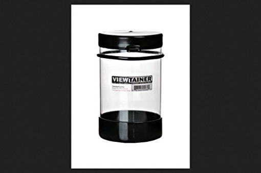 Picture of ARQ ENTERPRISES INC CCRT362506 Viewtainer 4 in. L x 4 in. W x 6 in. H Tethered Top Container Plastic Black (PK-6-EA)