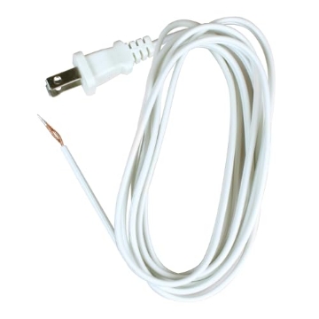 Picture of JANDORF SPECIALTY HARDWARE 60134 8' White Lamp Cord, 18-2/SPT-1 (EA)