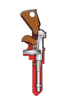 Picture of LUCKY LINE PRODUCTS INC B139K HOUSE KEY TOMMY GUN KWK (PK-5-EA)