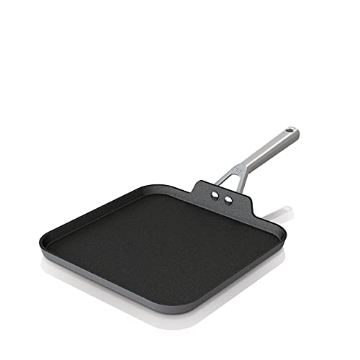 Picture of Ninja Star Games C30628 Ninja C30628 Foodi NeverStick Premium 11-Inch Square Griddle Pan, Hard-Anodized, Nonstick, Durable & Oven Safe to 500°F, Slate Grey (EA)