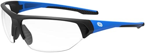 Picture of General Tools Mfg Co In GE206CAF General Electric GE Safety Glasses, ANSI Z87.1, 06 Series, Anti-scratch Lens, 99.9% UV Protection, EN 166, 12 Pack (Blue/Black, Clear Anti-fog) (EA)