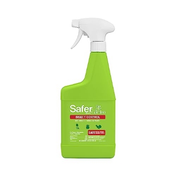 Picture of SAFER BRAND SG5110 Safer Brand Garden SG5110 Insect Control and Killer Spray – Kills Aphids Beetles, Boxelder Bugs, Caterpillars, Earwigs, Spider Mites, Stink Bugs & More – Natural Oils Gentle on Plants – 24 fl oz (EA)