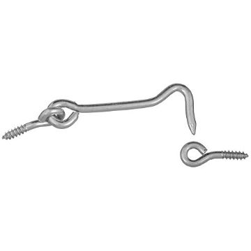 Picture of National/Spectrum Brands N117-994 National Hardware N117-994 V2000 Hooks & Eyes in Zinc plated, 2 pack,3 Inch (EA)