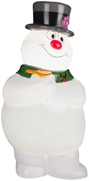 Picture of Warner Brothers 880188 Gemmy Lighted Blow Mold Outdoor Decor Frosty w/Scarf 24" WB, Multi (EA)