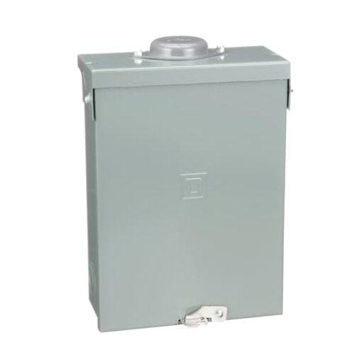 Picture of Square D QO612L100RBCP Square D - QO612L100RBCP QO 100 Amp 6-Space 12-Circuit Outdoor Main Lugs Load Center with Cover (EA)