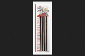 Picture of Linzer A444 Linzer No. 1, No. 4s and No. 8 in. W Assorted Red Sable/White Bristle Artist Paint Brush Set (PK-12-EA)