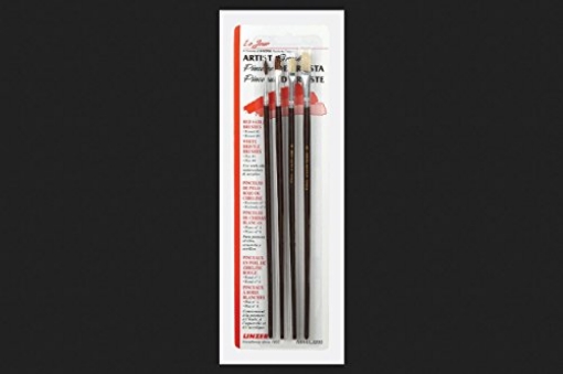 Picture of Linzer A444 Linzer No. 1, No. 4s and No. 8 in. W Assorted Red Sable/White Bristle Artist Paint Brush Set (PK-12-EA)