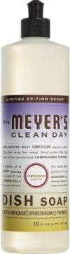 Picture of Mrs Meyers 315778 MRS. MEYER'S CLEAN DAY Liquid Dish Soap, Compassion Flower Scent, 16 Ounce Bottle (PK-6-EA)