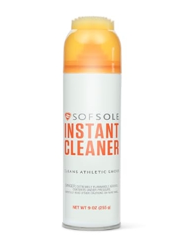 Picture of IMPLUS FOOTCARE LLC 82371 SOFSOLE Instant Cleaner 5 oz or 9 oz - Deep Cleaning Foaming Action Lifts Dirt & Debris from Toughest Fabrics & Materials - Scrub Top Applicator - Refreshing Scent - Athletic Shoes & Footwear (EA)