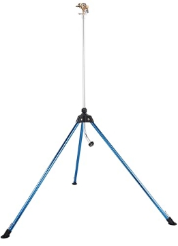 Picture of DRAMM CORPORATION 10-15105 Dramm Tripod Impulse Sprinkler Adjustable Height from 38 inches to 63 inches, Retractable Stake Base Anchors for Stability, Waters up to 70 feet in Diameter (EA)
