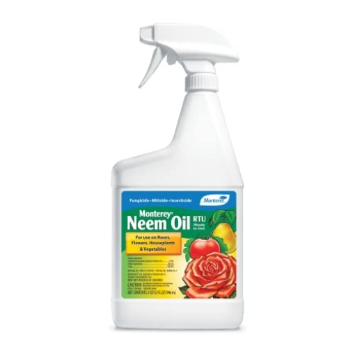 Picture of Monterey Mills LG 6148 Monterey LG 6148 Neem Oil Ready-To-Use Insecticide, Miticide, & Fungicide, 32 oz (EA)